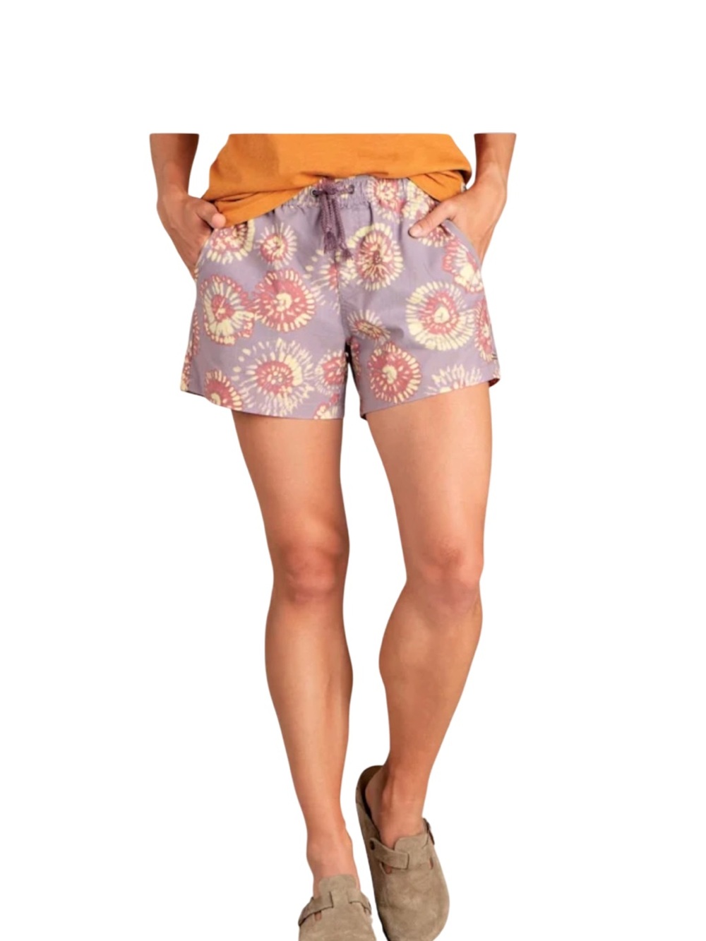 Toad&Co Sunburst Boundless Lavender Organic Cotton Shorts 3 1/2” inseam